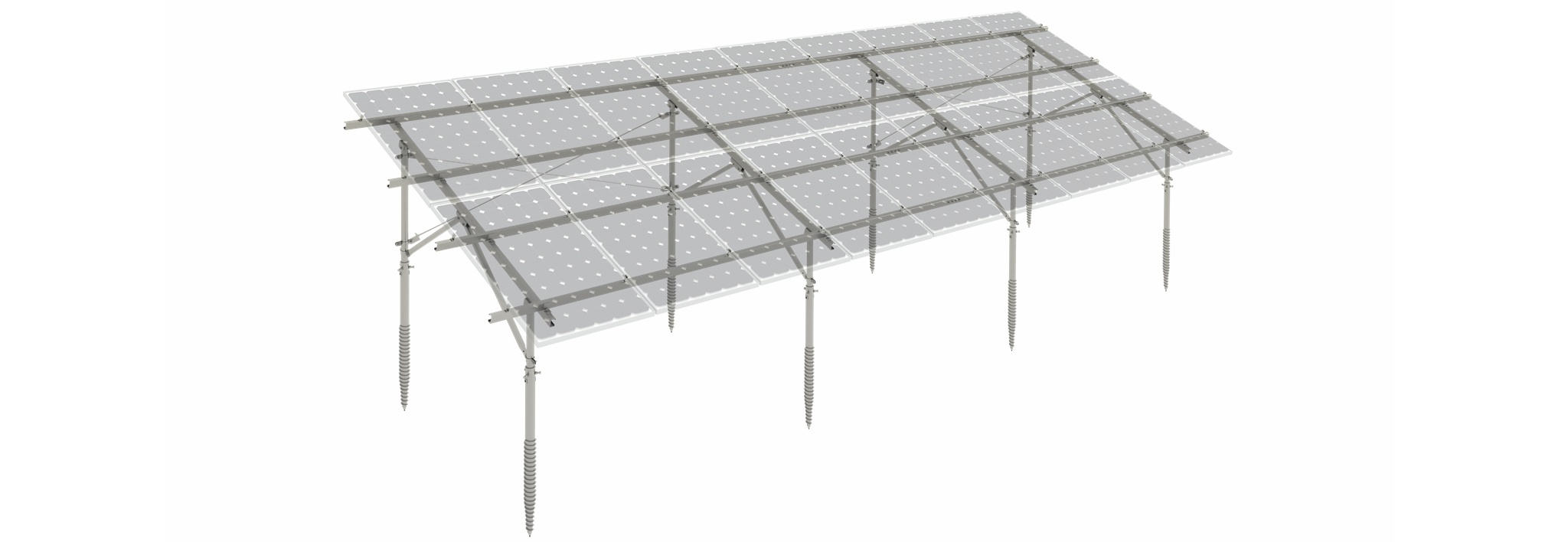 46c PV-ezRack SolarTerrace I-D with Full Panels